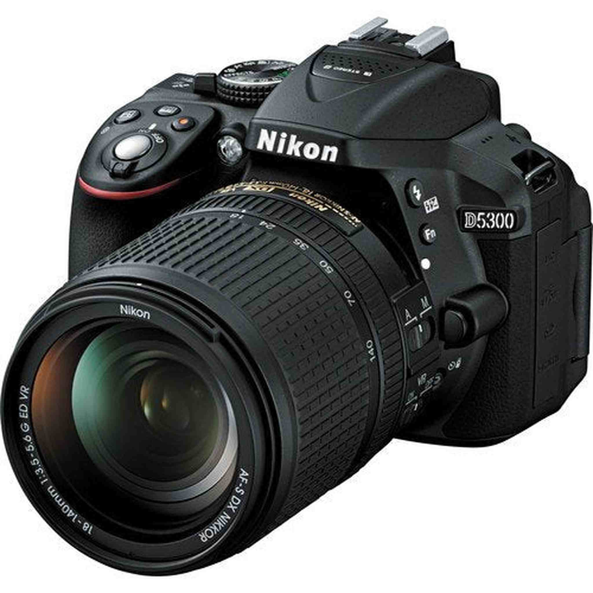 Nikon D5300 DSLR Camera with 18-140mm Lens 13303 Starter Bundle - International Model