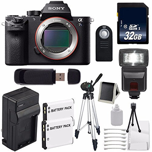 Sony Alpha a7S II a7S Mark II a7SII ILCE7SM2/B Mirrorless Digital Camera (International Model) + 32GB Memory Card
