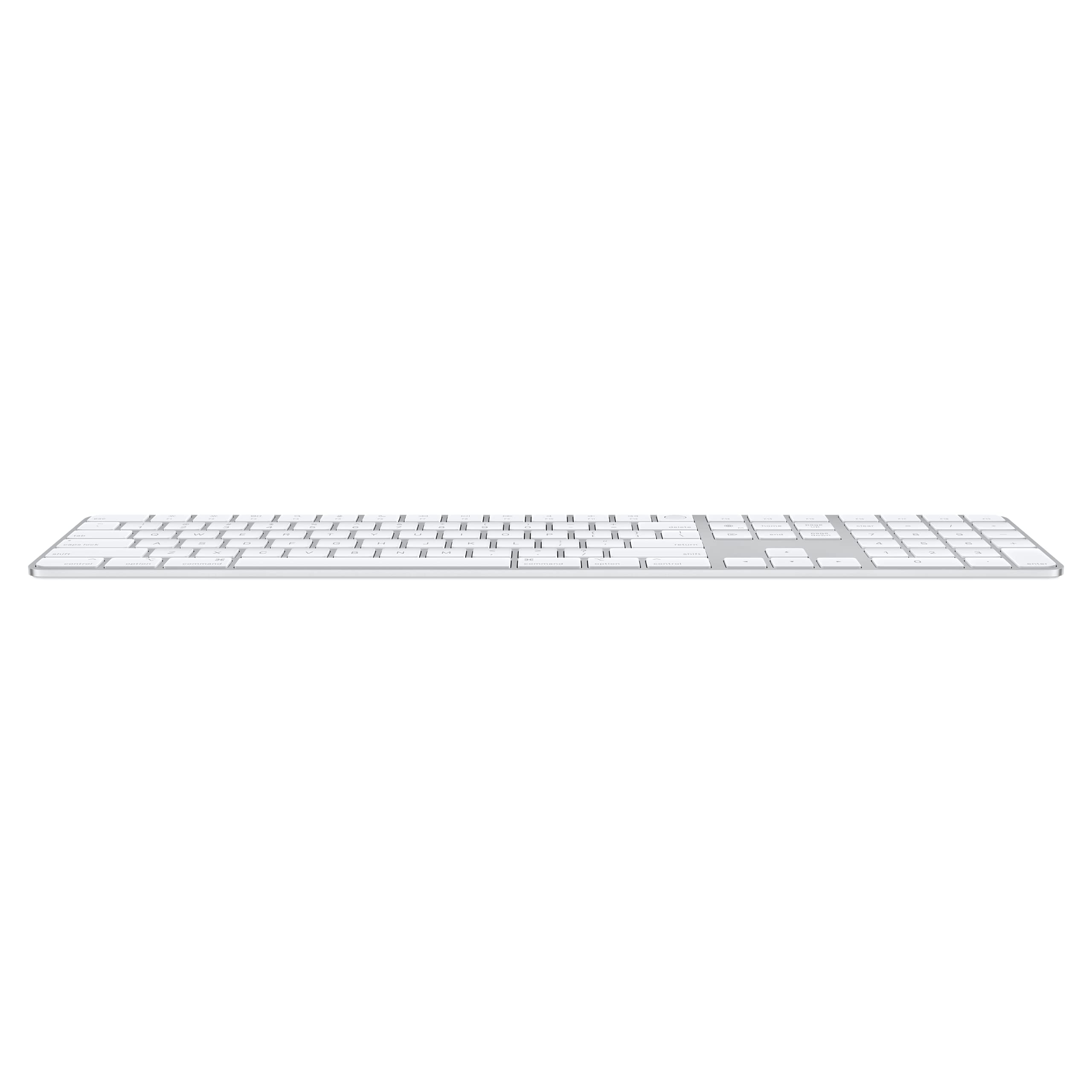 Apple Magic Keyboard with Touch ID and Numeric Keypad: Wireless, Bluetooth, Rechargeable. Works with Mac Computers with Apple Silicon; US English - White Keys