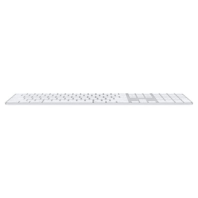Apple Magic Keyboard with Touch ID and Numeric Keypad: Wireless, Bluetooth, Rechargeable. Works with Mac Computers with Apple Silicon; US English - White Keys