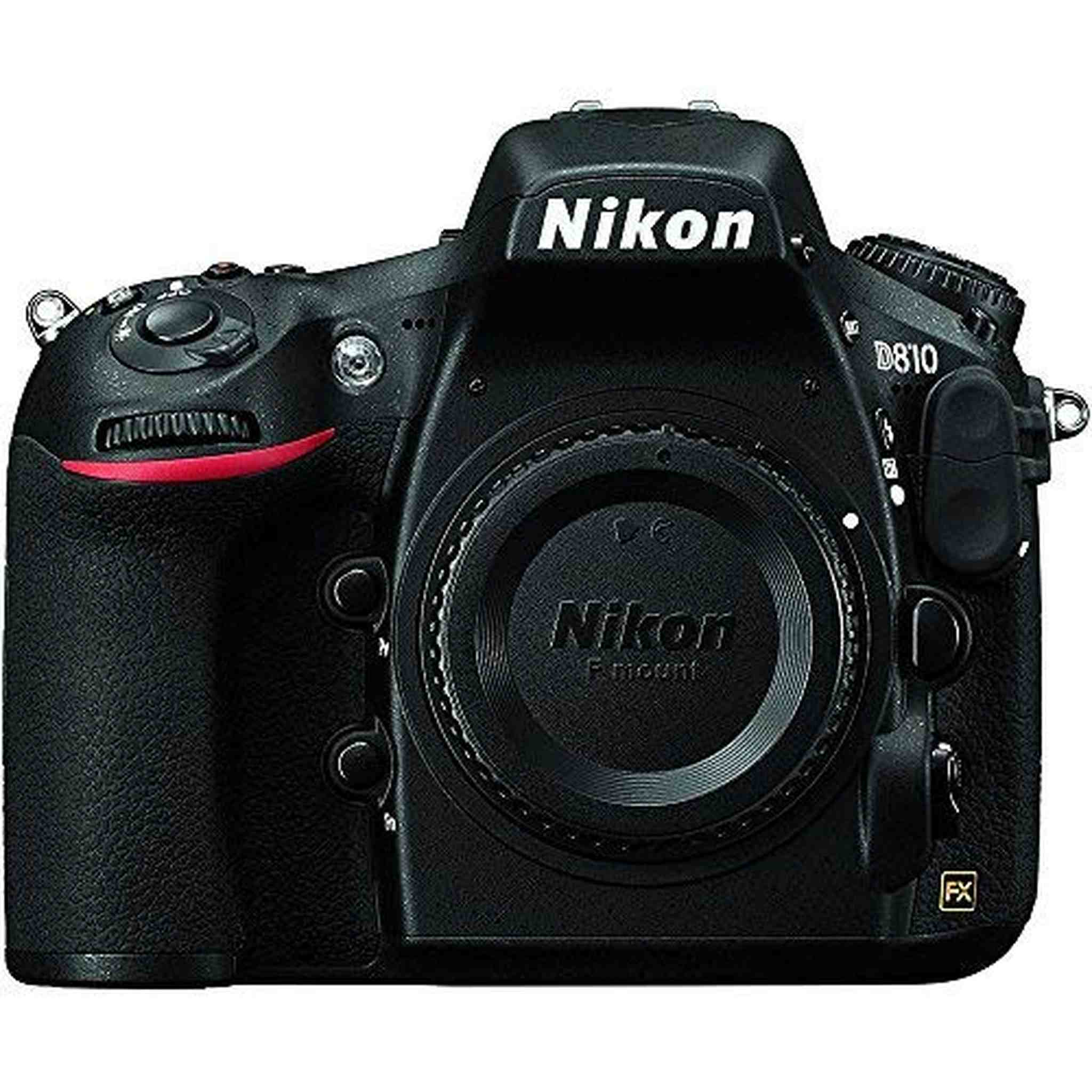 Nikon D810 36.3MP 1080p FX-Format DSLR Camera Body Only 1542B + One Year Extended Warranty - Renewed - Reconditioned Nikon