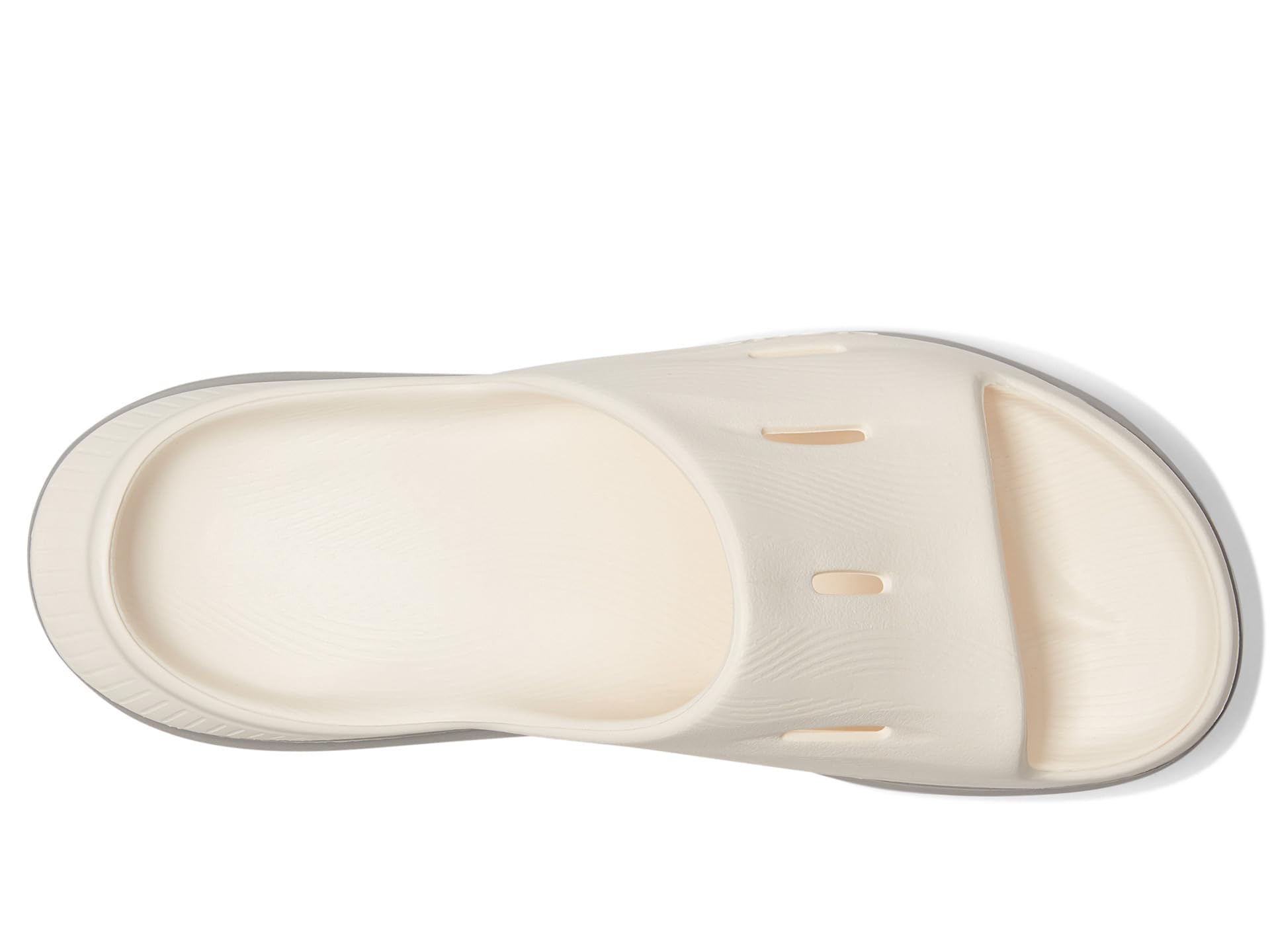 Hoka Unisex Ora Recovery Slide 13 Sandals, Alabaster/Stardust, US Men