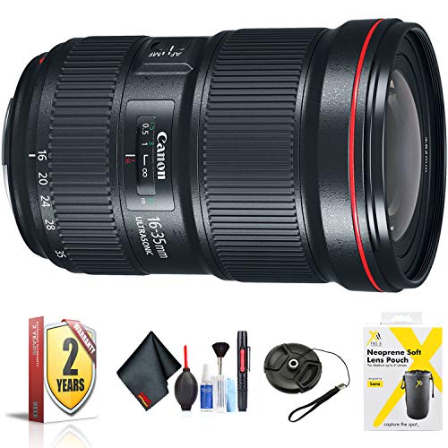 Canon EF 16-35mm f/2.8L III USM Lens for Canon EF Mount + Accessories International Model with 2 Year Warranty