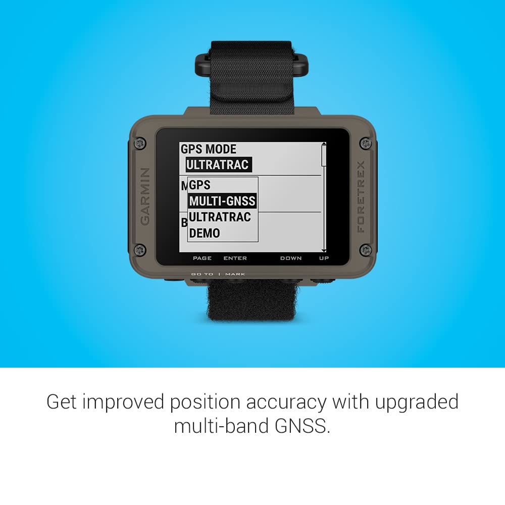 Garmin Foretrex 901, Ballistics Edition, Wrist-Mounted GPS Navigators, Upgraded Multi-Band GNSS, Longer Battery Life