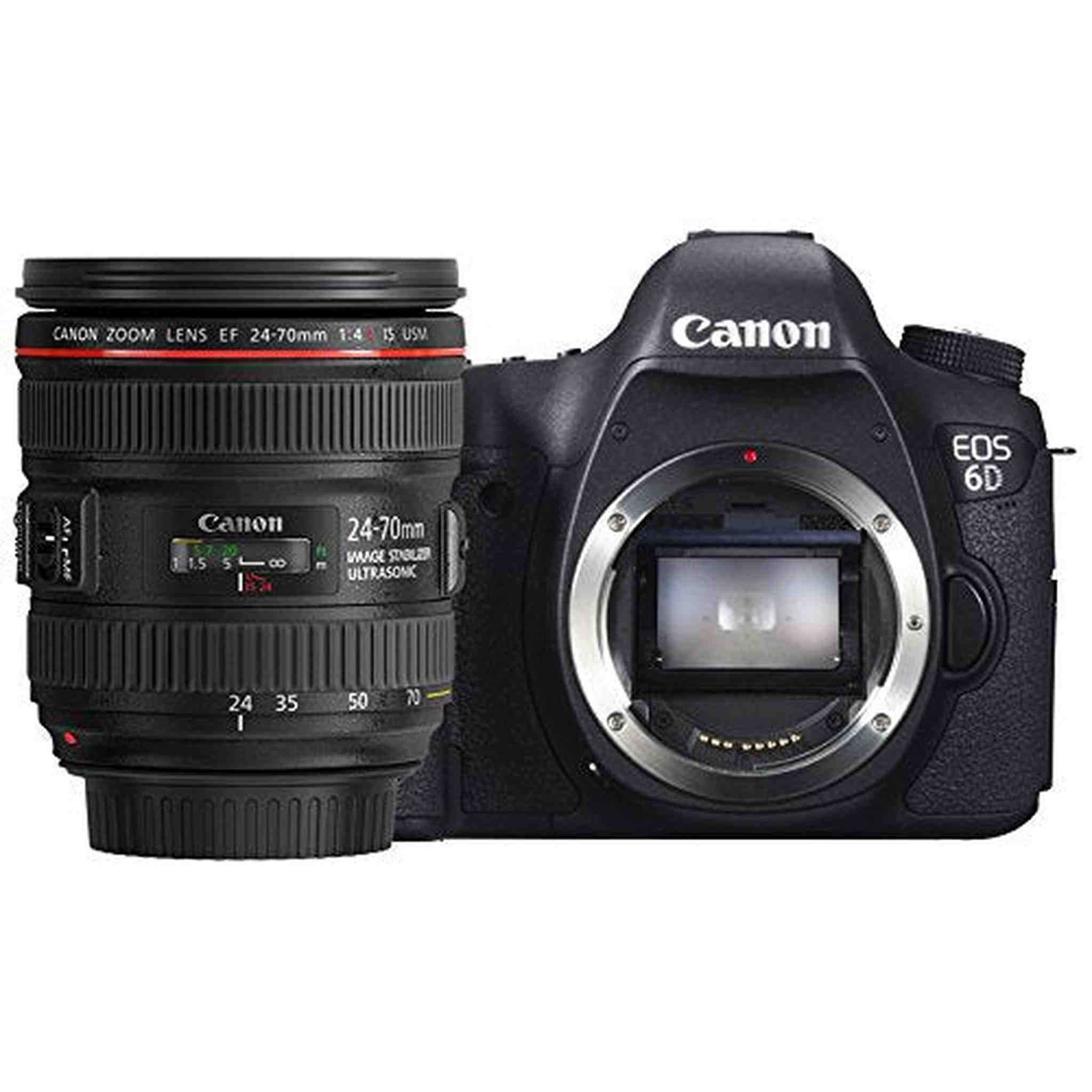 Canon EOS 6D with 24-70mm f4 is USM Lens Kit Full Frame - Used Canon
