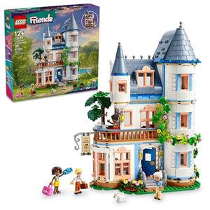LEGO Friends Castle Bed and Breakfast Hotel Playset for Kids Ages 12 and Up, with 4 Mini Dolls, a Dog Toy Figure and Accessories, Castle Toy Gift Idea for Girls, Boys and Teens, 42638