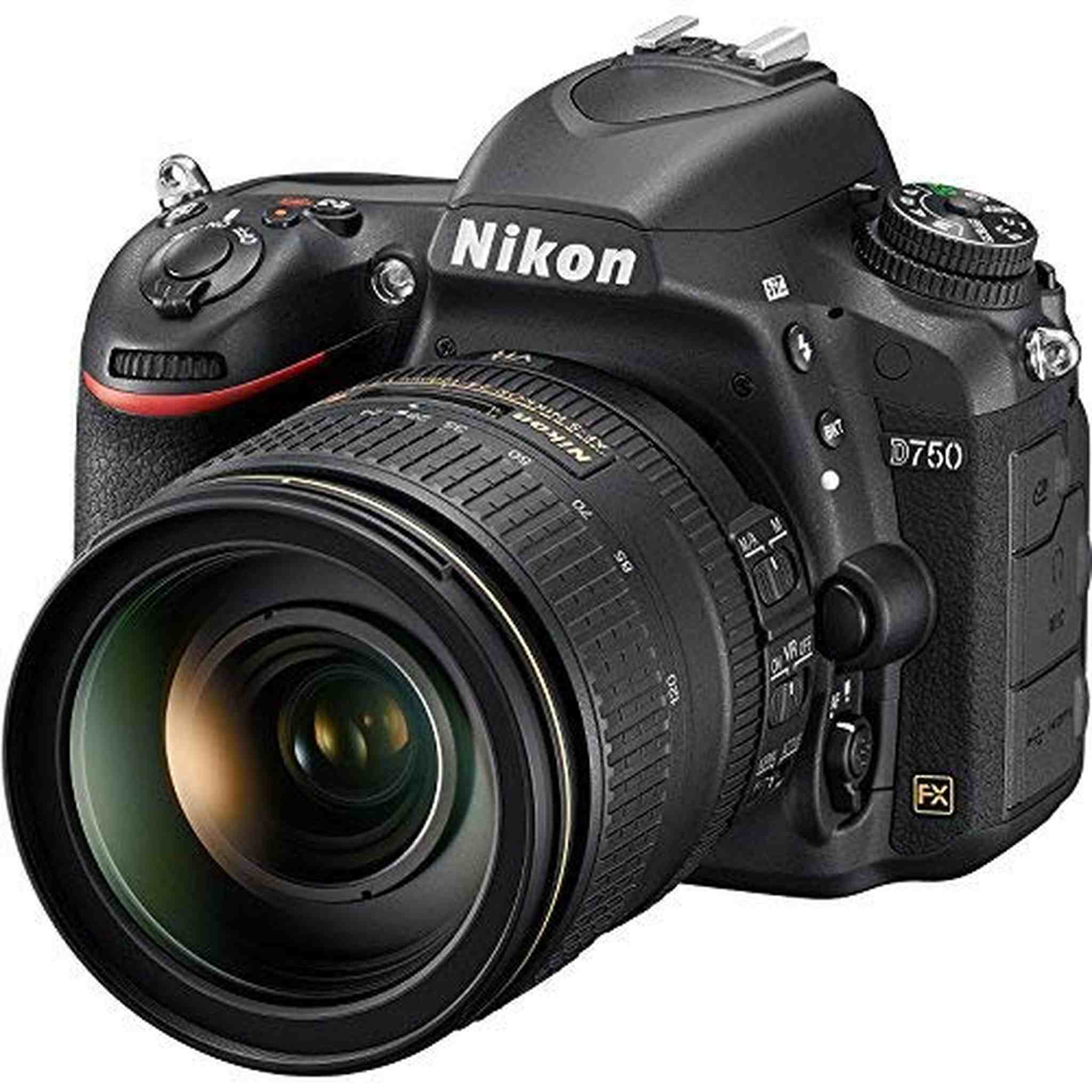Nikon D750 Digital SLR Camera Body & AF-S 24-120mm f/4 G VR ED Zoom-Nikkor Lens - Like New Nikon