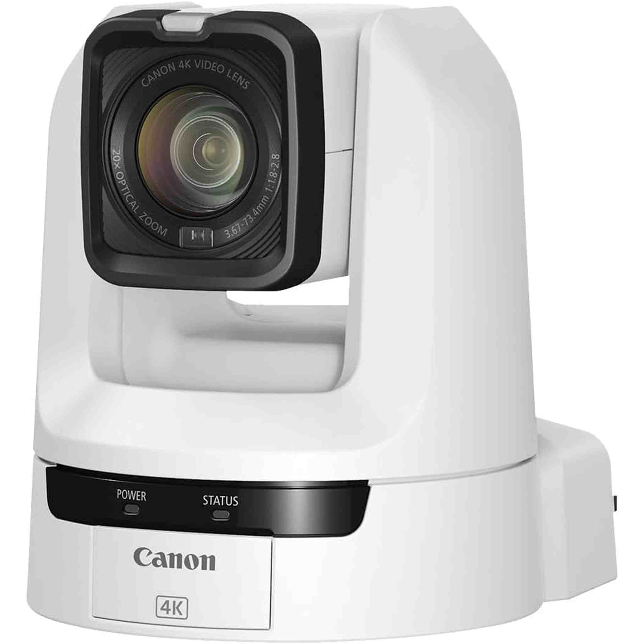 Canon CR-N100 PTZ Camera White , 20x Optical Zoom, 4K UHD Video, Professional Productions, House of Worship, Education, Broadcast, Corporate, Events - Reconditioned