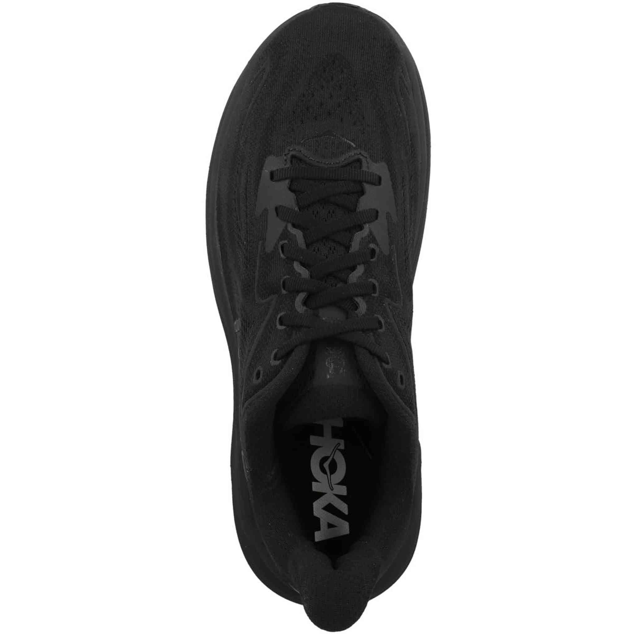 Hoka Men's Clifton 10 Sneaker, Black/Black, 11