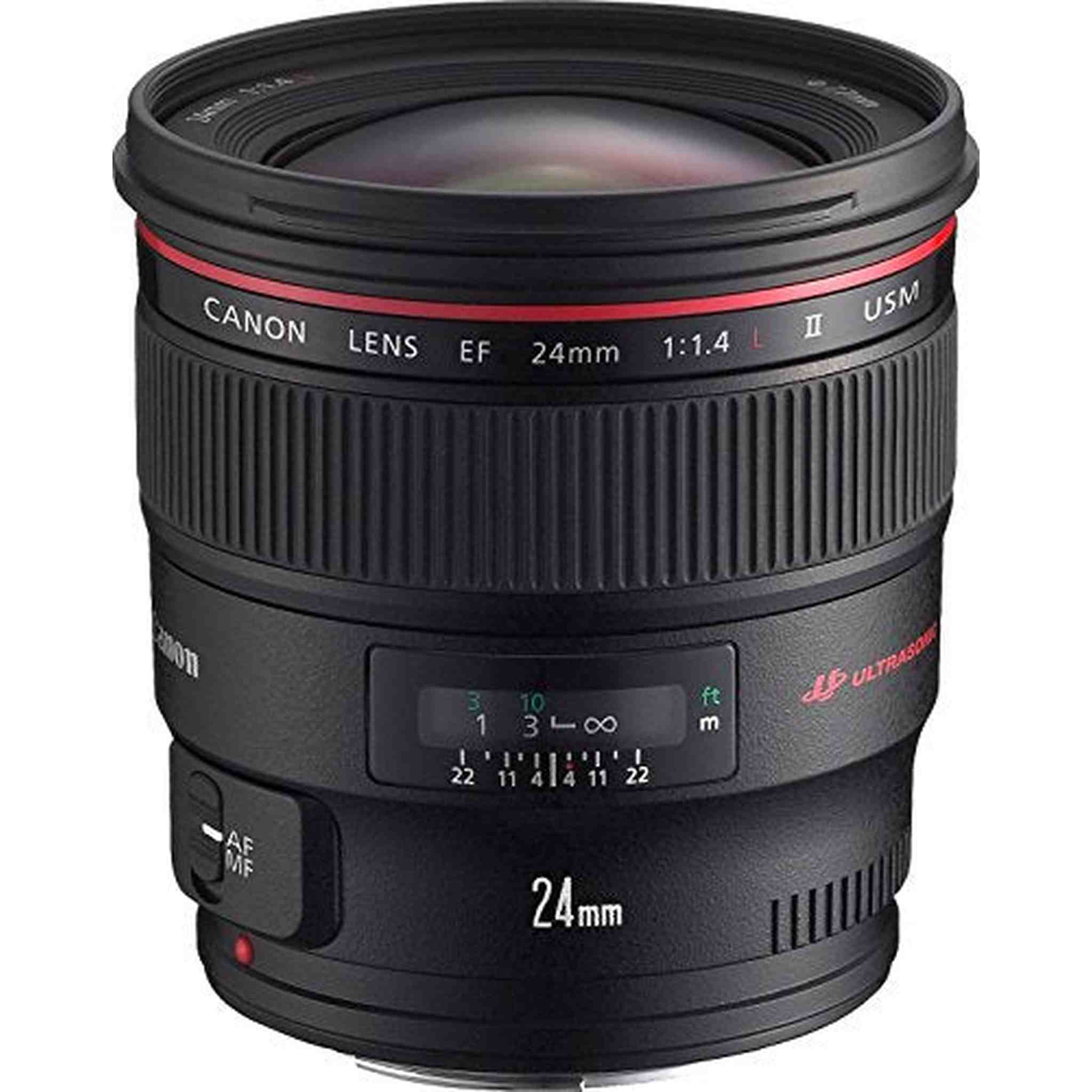 Canon 24mm f/1.4 EF L II USM Lens with Case - Used Canon