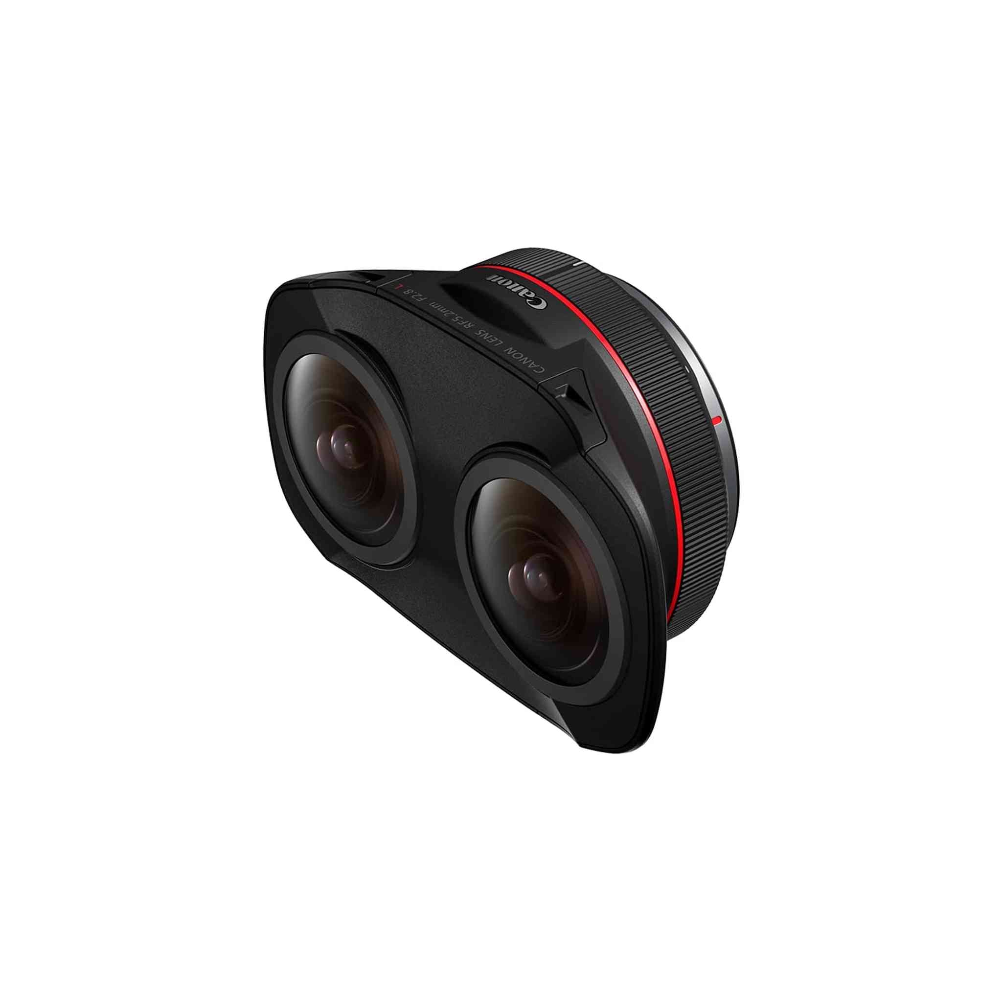 Canon RF5.2mm F2.8 L Dual Fisheye Lens - 3D Virtual Reality, 180 Degree VR, Canon EOS R5 Compatible Black