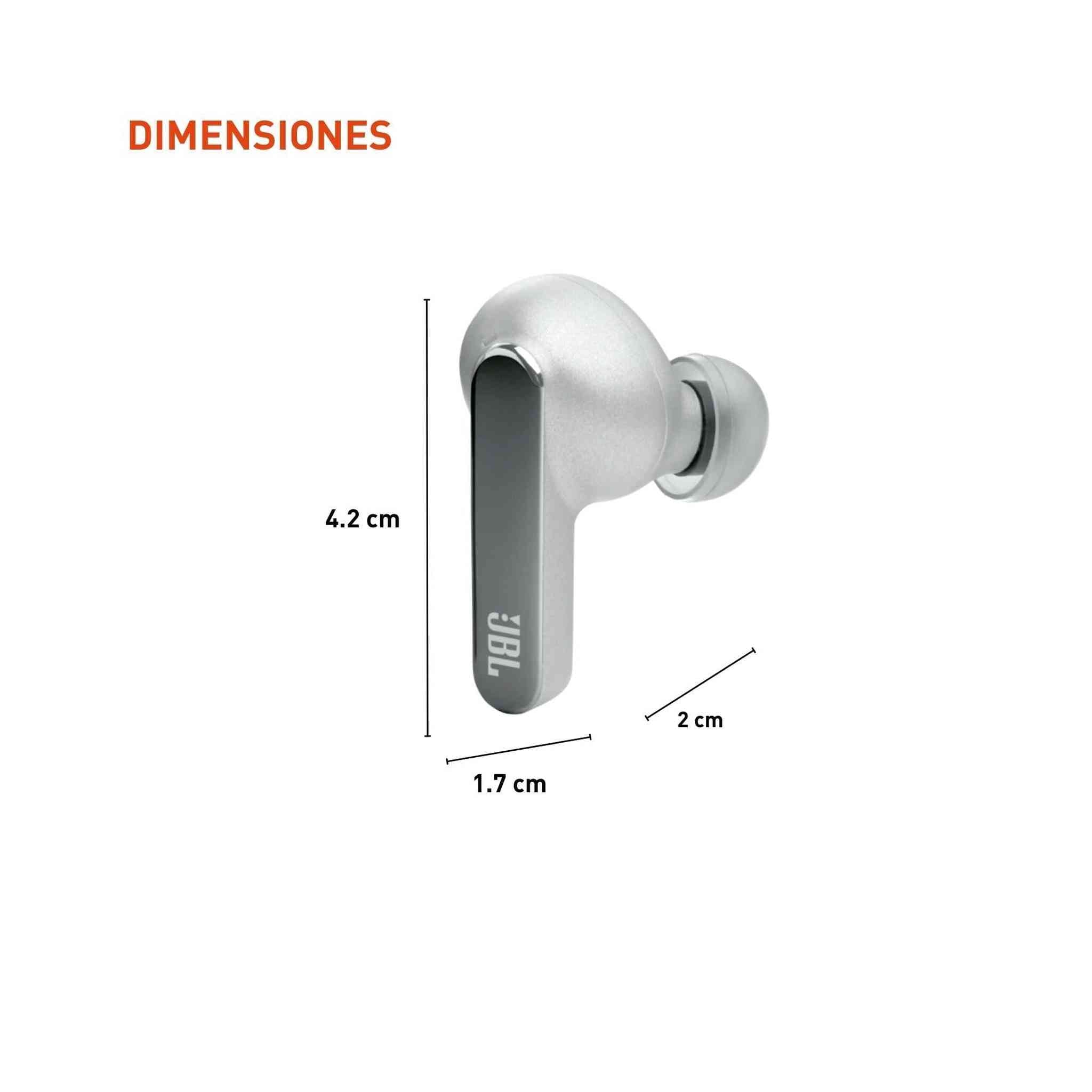 JBL Live Pro 2 - True Wireless Noise Cancelling Earbuds Silver