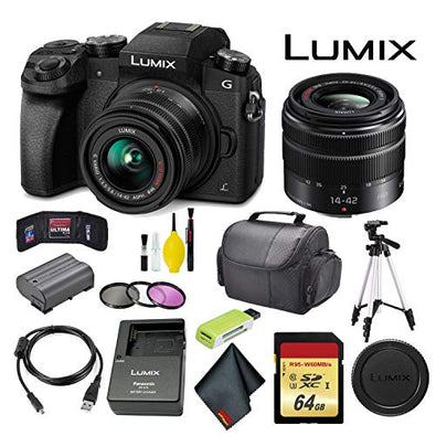 Panasonic Lumix DMC-G7 Mirrorless Micro Four Thirds Digital Camera +14-42mm Lens