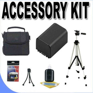 BP511 Replacement Battery w/60 Full Size Tripod BigVALUEInc Accessory Saver Case Bundle f/Canon EOS & Powershot Cameras