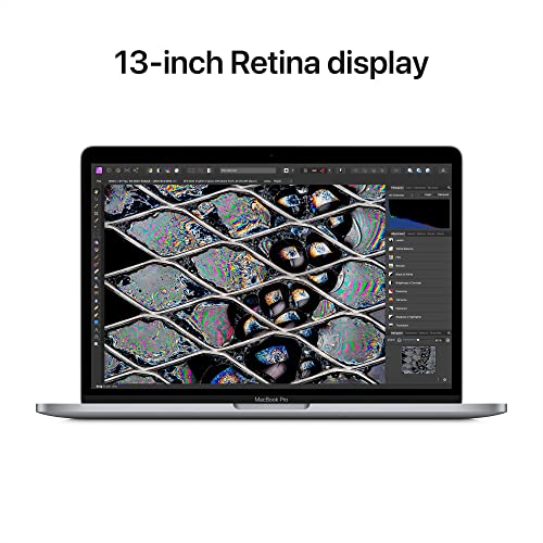 2022 Apple MacBook Pro Laptop with M2 chip: 13-inch Retina Display, 8GB RAM, 256GB SSD Storage, Touch Bar, Backlit Keyboard Space Gray