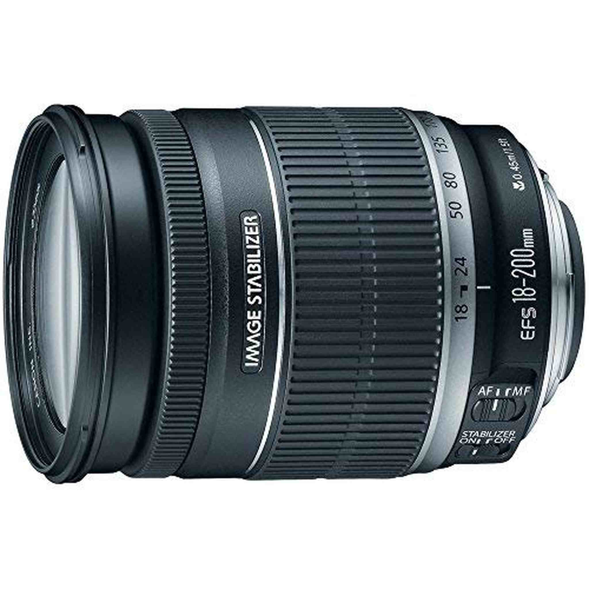 Canon EF-S 18-200mm f/3.5-5.6 IS Standard Zoom Lens for Canon DSLR Cameras Renewed - Reconditioned Canon
