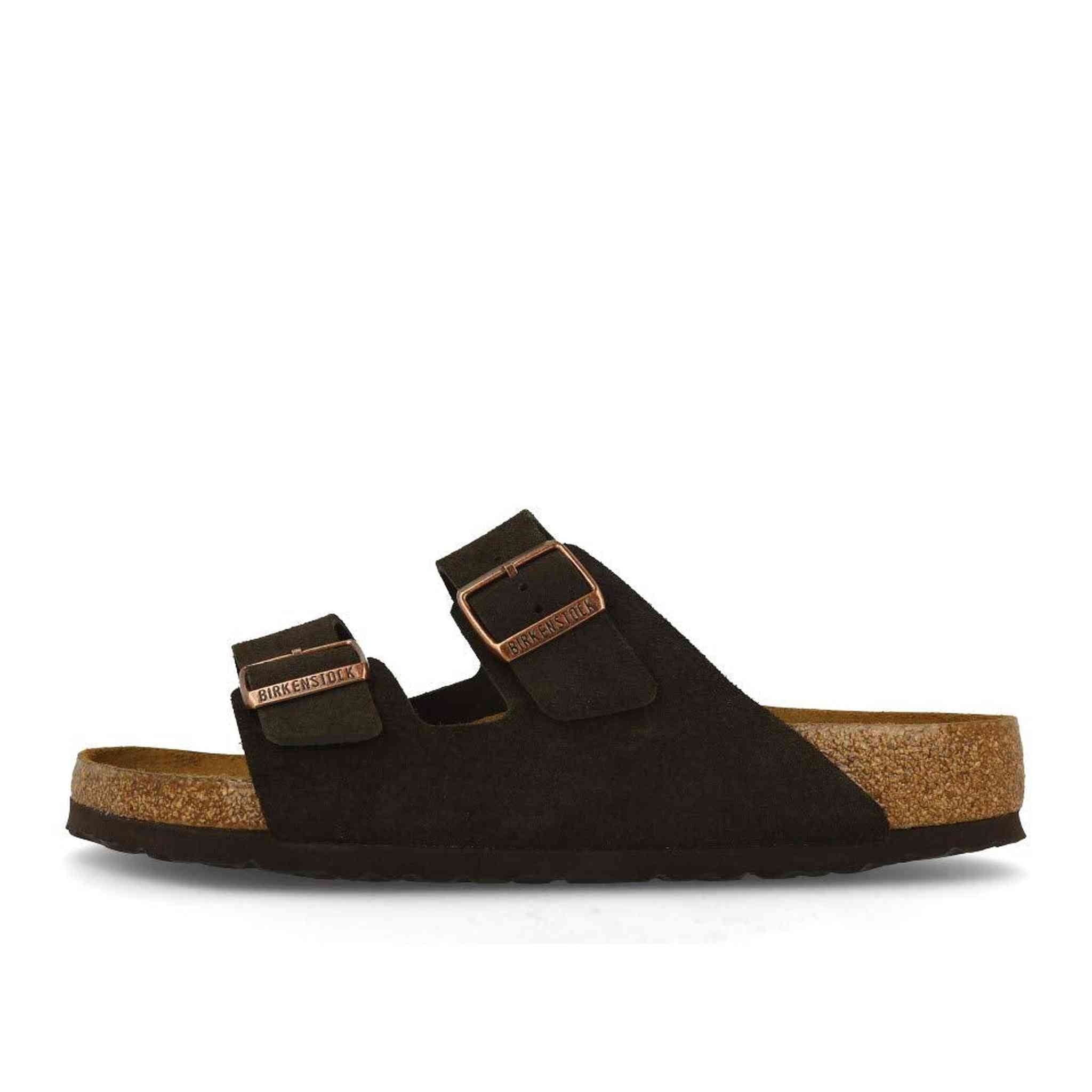 Birkenstock Men's Heels Sandals Open Toe Sandals , Brown Marron Mocca Marron Mocca , 10 US Birkenstock