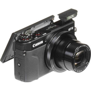 Canon PowerShot G7 X Mark II w/Accessories Bundle- Digital Camera w/1 Inch CMOS Sensor Tilt LCD Screen Touchscreen Acces - Used Canon