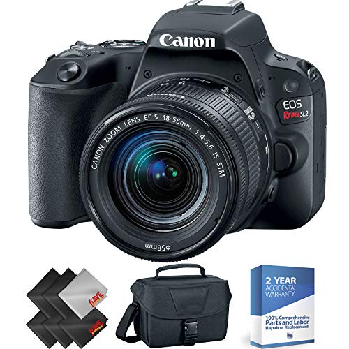 Canon EOS Rebel SL2 DSLR Camera - Black with 18-55mm Lens Pro Kit