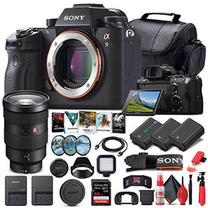 Sony Alpha a9 Mirrorless Camera W/ Sony FE 24-70mm Lens - Advanced Bundle - Reconditioned Sony