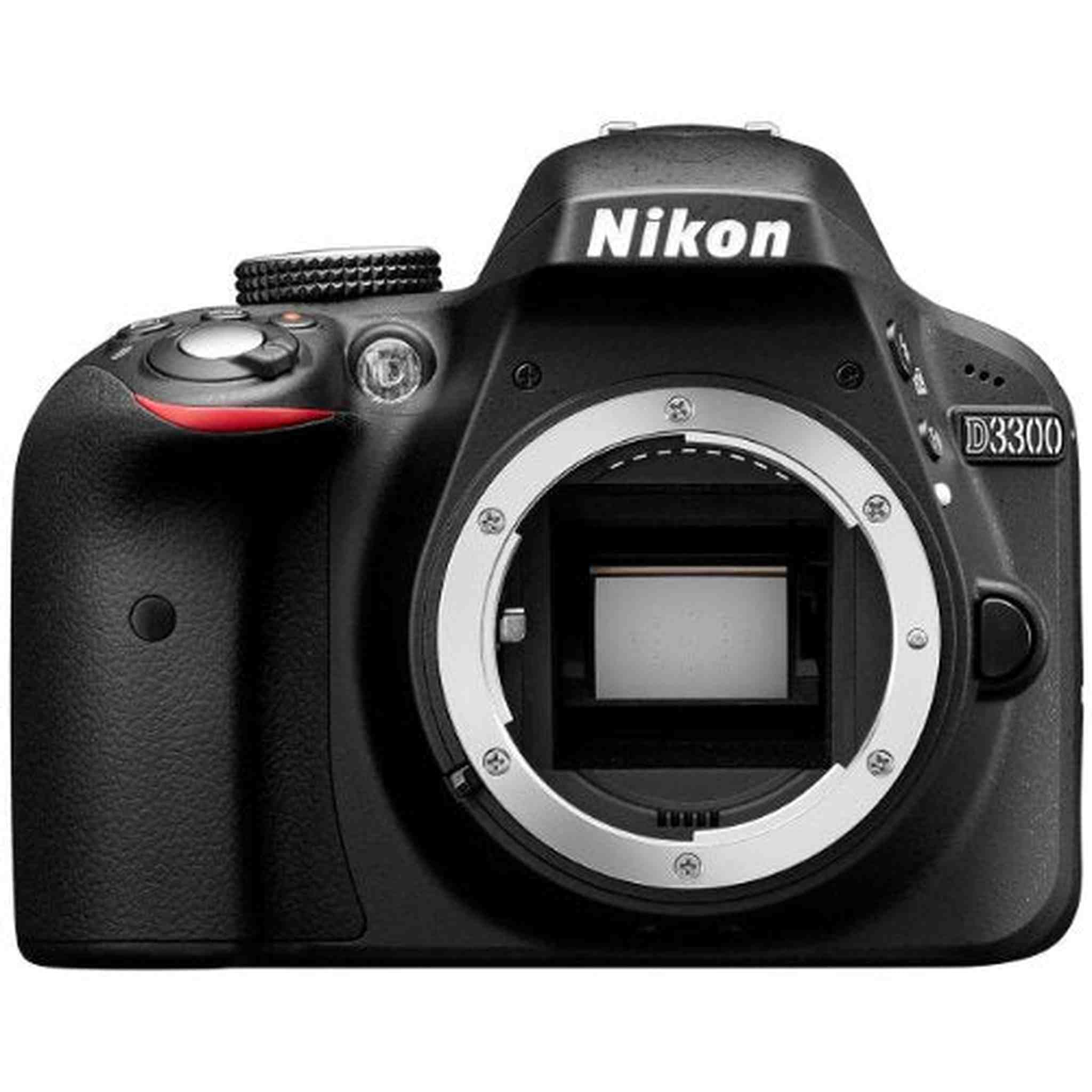 Nikon D3300 Digital SLR Camera Body Only - Black 24.2MP 3.0 inch LCD Renewed - Reconditioned Nikon