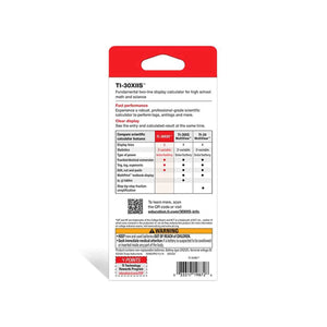 Texas Instruments TI-30XIIS Scientific Calculator, Black with Blue Accents