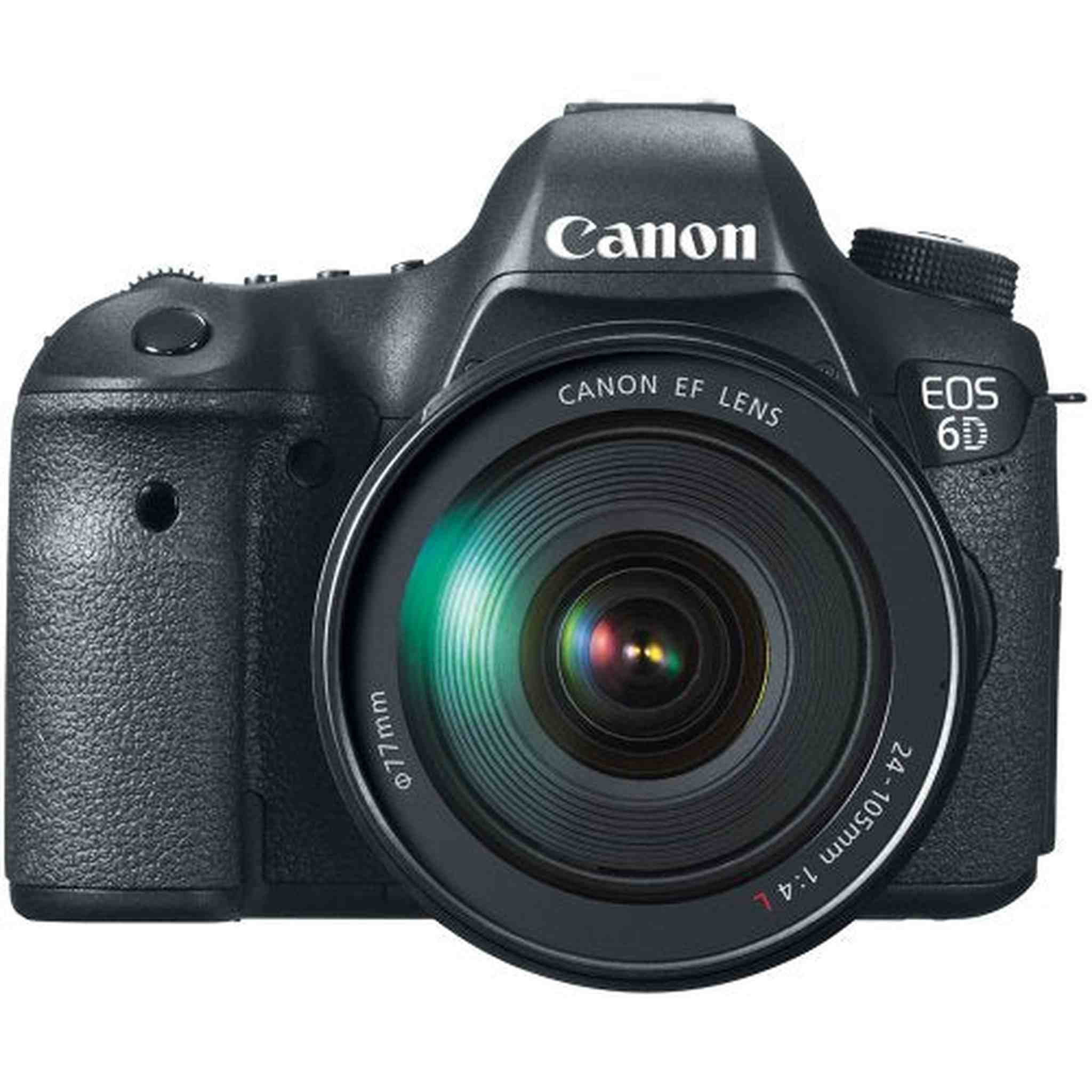 Canon EOS 6D 20.2 MP CMOS Digital SLR Camera with 3.0-Inch LCD and EF 24-105mm f/4L IS USM Lens Kit - Wi-Fi Enabled - Used Canon