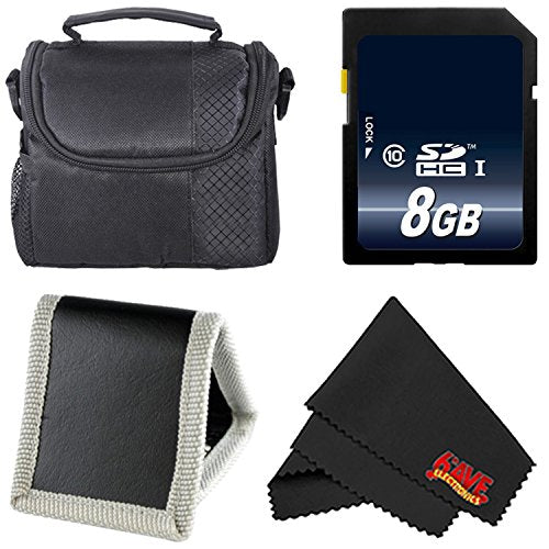 Accessory Kit for Nikon Coolpix B500,B700, P900, 8GB SDHC Class 10 Secure Digital High Speed Memory Card + Camera Case +