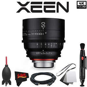 Rokinon Xeen 50mm T1.5 Lens for PL Mount with Professional Accessory Kit