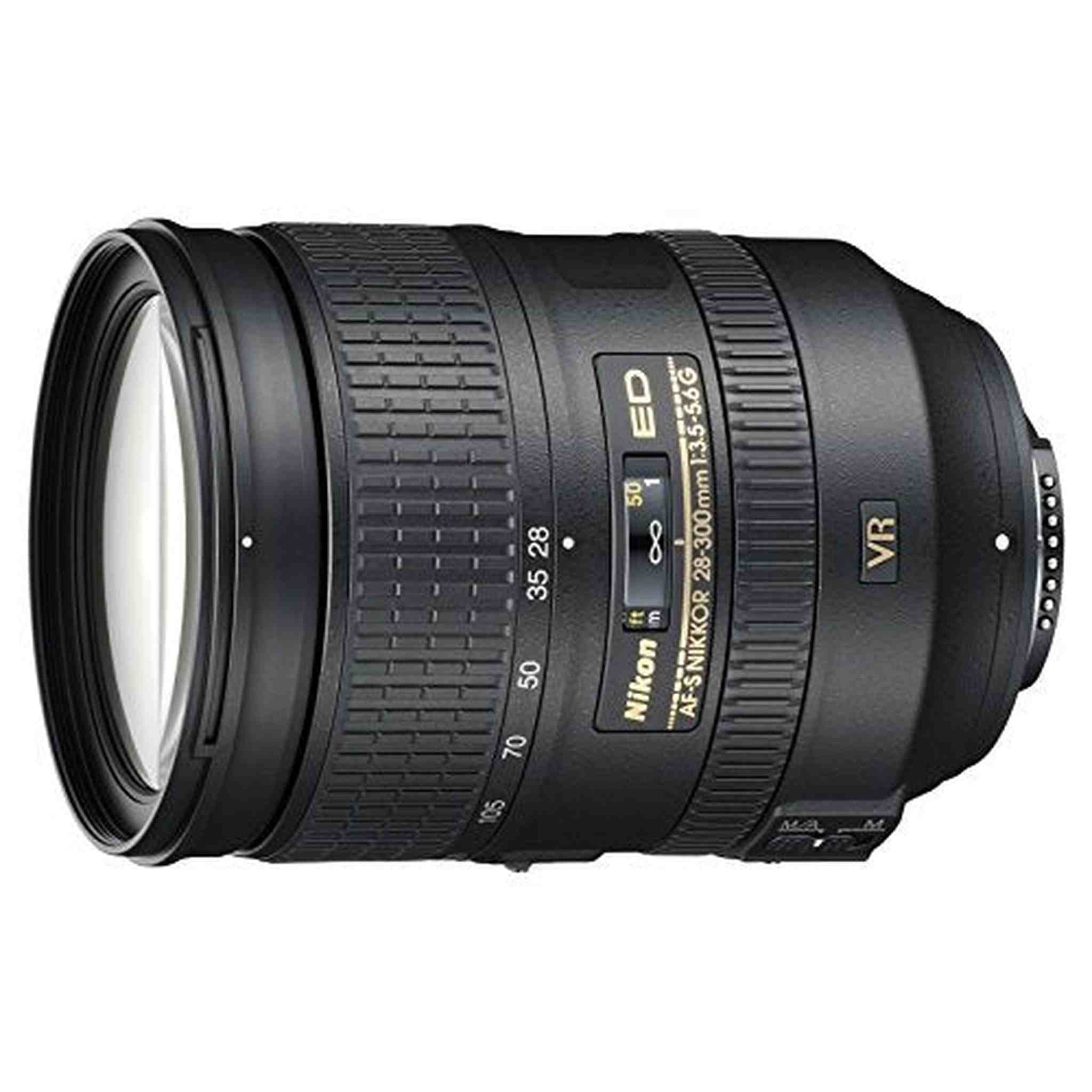 Nikon AF-S FX NIKKOR 28-300mm f/3.5-5.6G ED AF VR Zoom for Nikon DSLR Cameras Renewed - Reconditioned Nikon