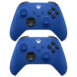 Microsoft QAU-00065 Xbox Special Edition Wireless Controller Shock Blue 2 Pack Microsoft