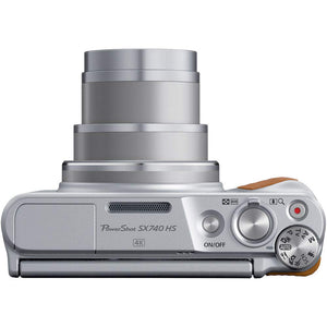 Canon PowerShot SX740 HS Digital Camera Silver with Memory Card - Renewed - Like New Canon
