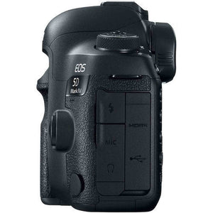 Canon EOS 5D Mark IV DSLR Camera International Model 1483C002 W/Bag, Extra Battery, LED Light, Mic, Filters and More - Advanced Bundle - Used Canon