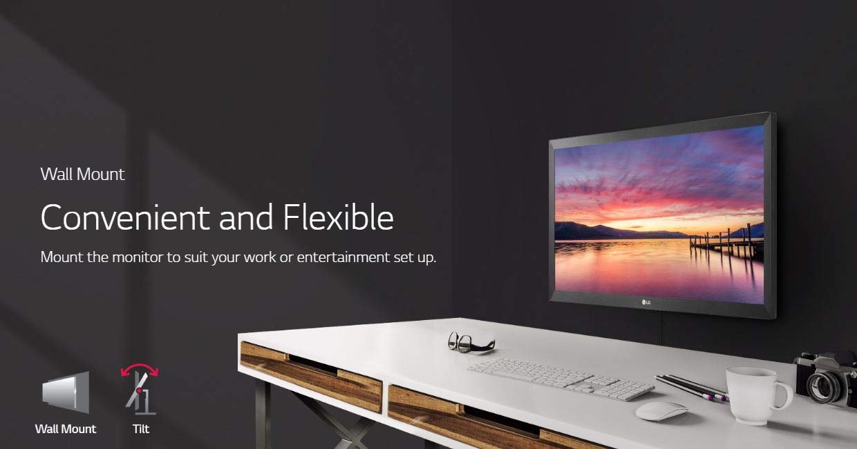 LG 20" Class Monitor + Cleaning Kit + 2 Year Accidental Warranty