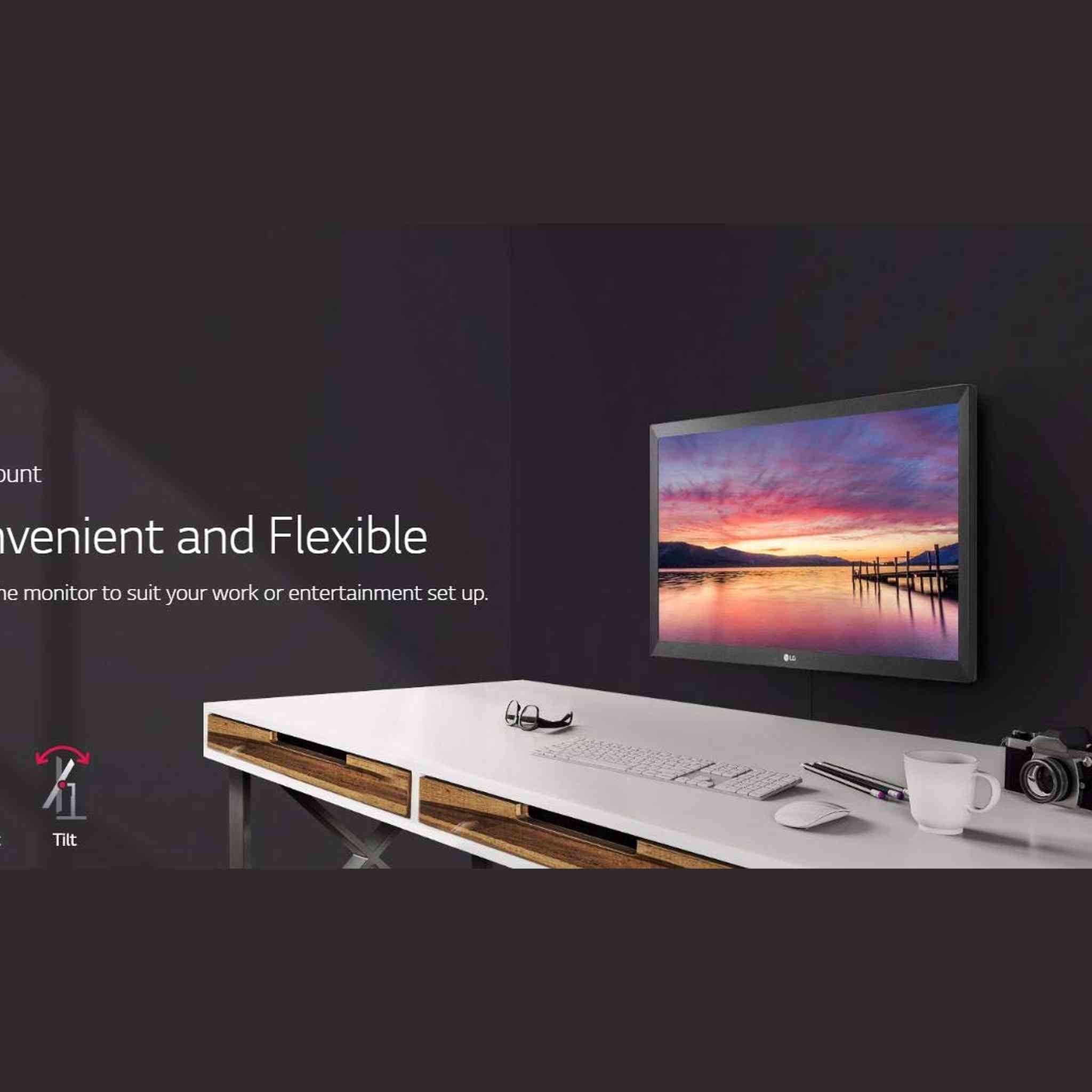 LG 20" Class Monitor + Cleaning Kit + 2 Year Accidental Warranty