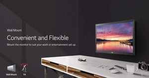 LG 20" Class Monitor + Cleaning Kit + 2 Year Accidental Warranty