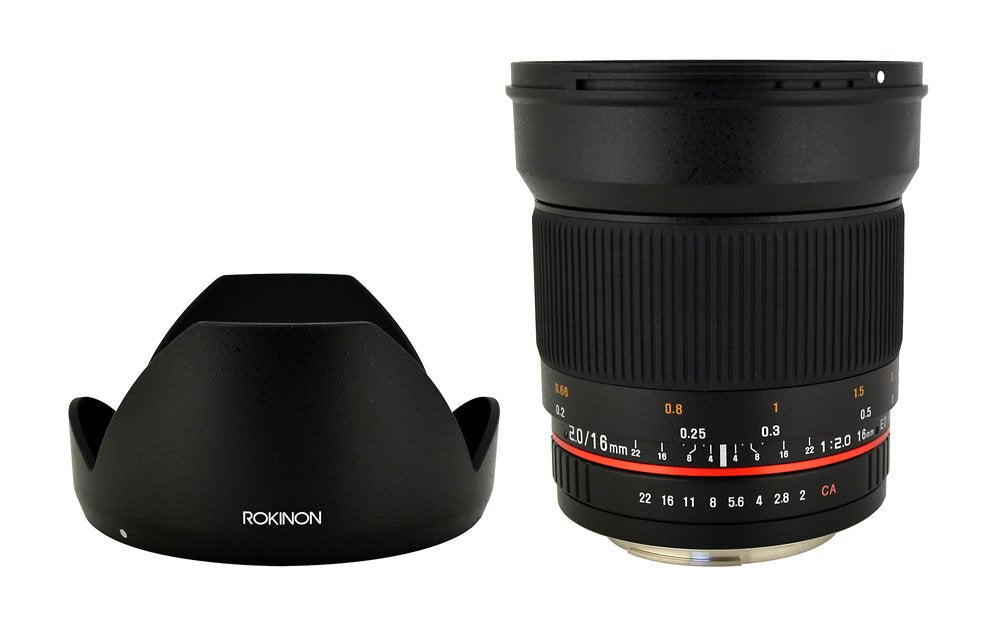 Rokinon 16M-FX 16mm f/2.0 Aspherical Wide Fixed Angle Lens for Fuji X