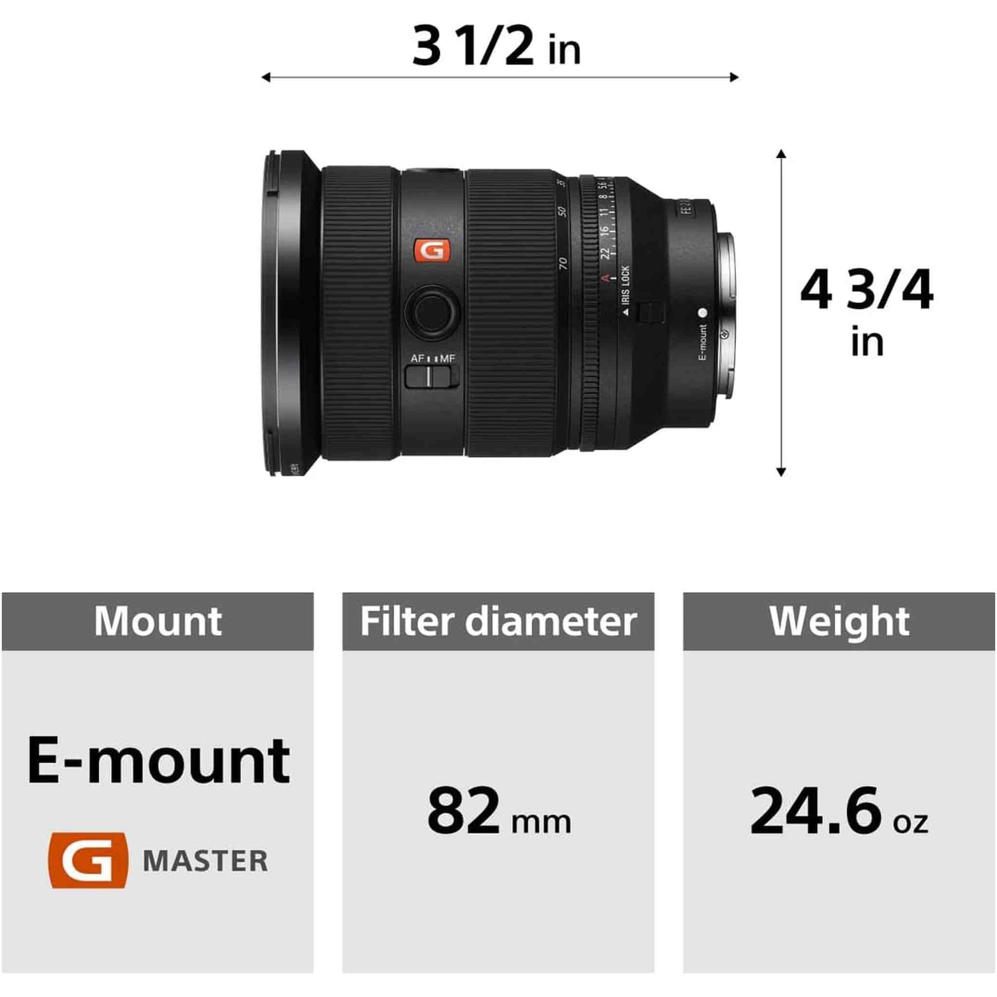 Sony FE 24-70mm F2.8 GM II Lens - Reconditioned Sony