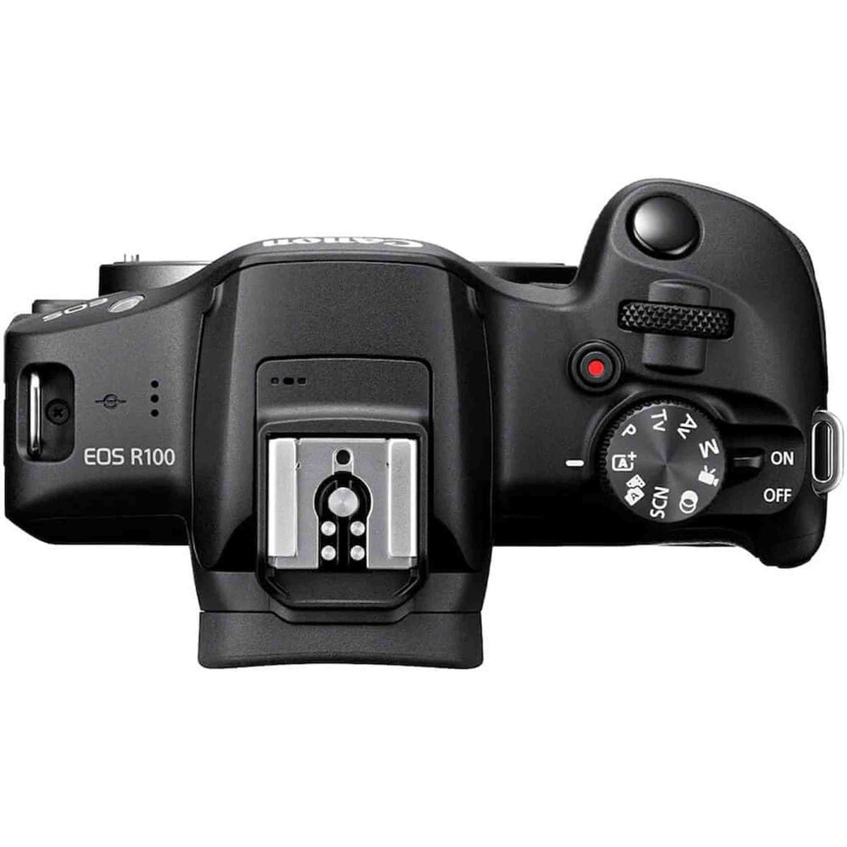 Canon EOS R100 Mirrorless Camera RF-S18-45mm F4.5-6.3 is STM & RF-75-300mm F4-5.6 Lens Kit, 24.1 Megapixel CMOS APS-C Sensor, 4K Video, RF Mount, Black - Reconditioned