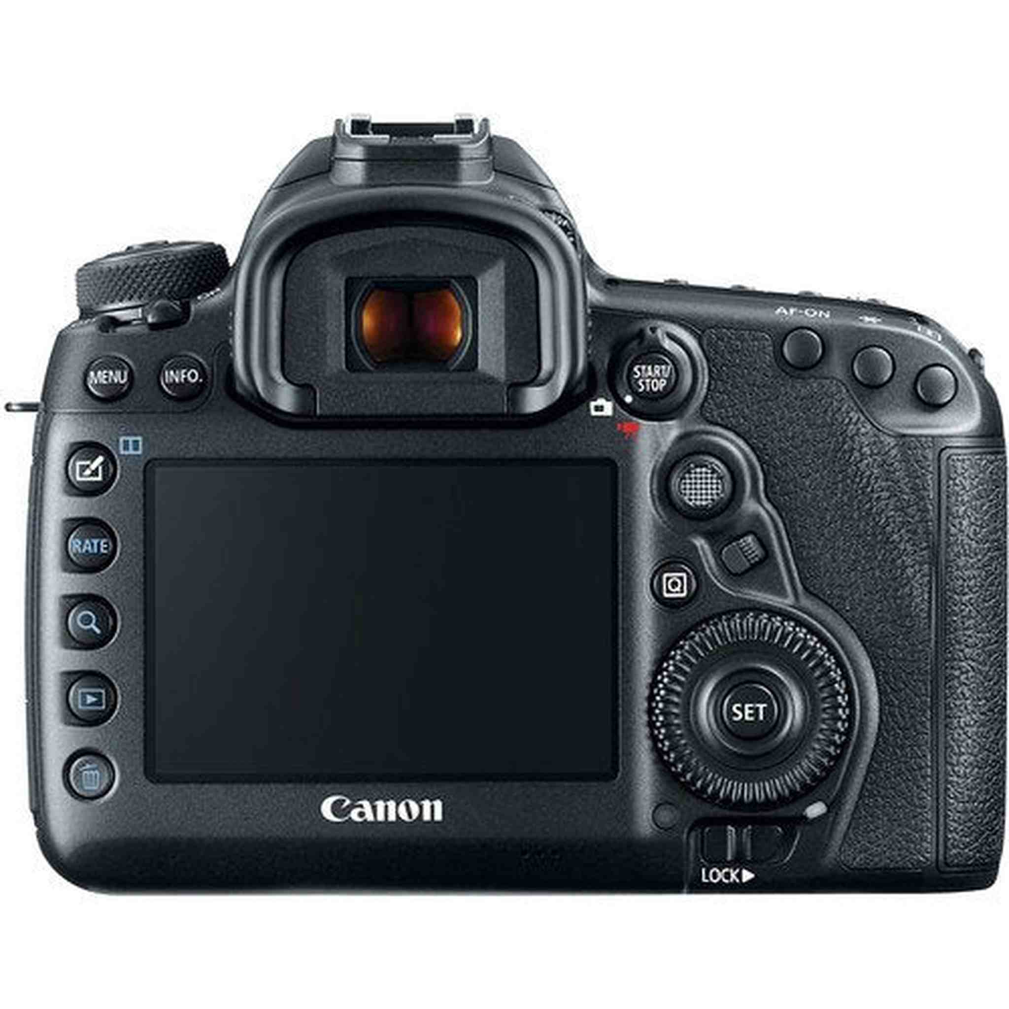 Canon EOS 5D Mark IV DSLR Camera International Model 1483C002 W/Bag, Extra Battery, LED Light, Mic, Filters and More - Advanced Bundle - Used Canon