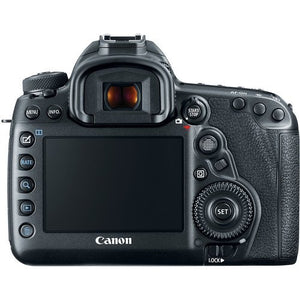Canon EOS 5D Mark IV Full Frame Digital SLR Camera Body - Bundle with Tripod + LED Light + 32 GB Memory Card + More Intl Model
