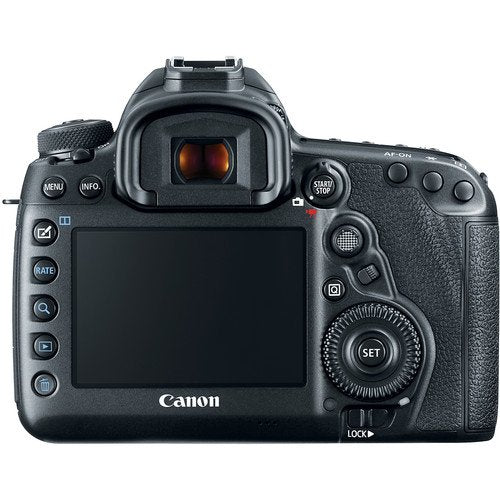 Canon EOS 5D Mark IV Full Frame Digital SLR Camera Body - Bundle with Microphone + Screen Protectors + LED Light + 2X 32