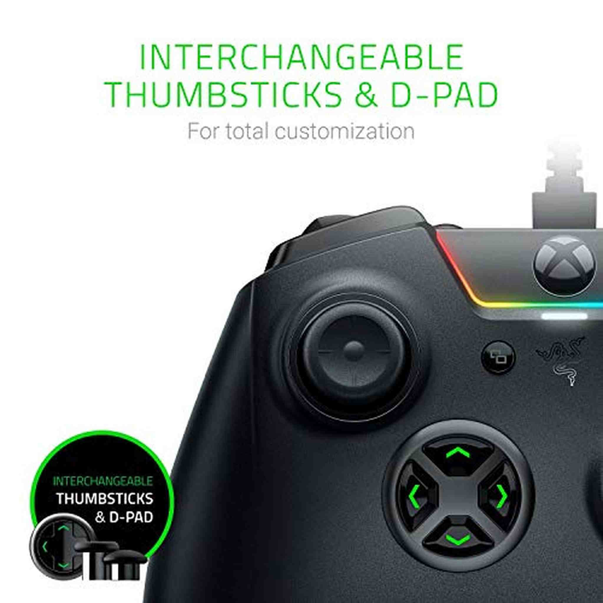 Razer Wolverine Ultimate Officially Licensed Xbox One Controller, Black with 6 Remappable Buttons and Triggers, Interchangeable Thumbsticks and D-Pad Razer