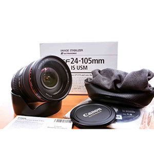 Canon EF 24-105mm f/4 L IS USM Lens for Canon EOS SLR Cameras - White Box Bulk Packaging - Used Canon