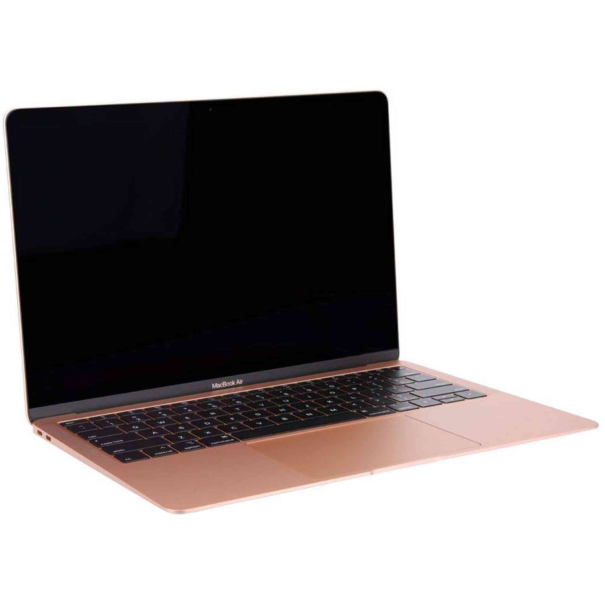 13 Inch MacBook Air w/ Retina Display 256GB SSD Late 2018, Gold MREF2LL/A Laptop Computer Best Value Bundle Includes Wireless Mouse, USB Flash Drive, and Cleaning Kit