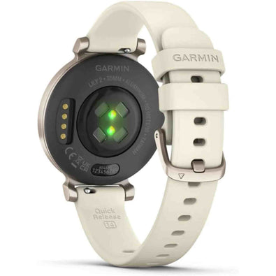 Garmin Lily 2, Small and Stylish Smartwatch, Hidden Display, Patterned Lens, Up to 5 Days Battery Life, Coconut