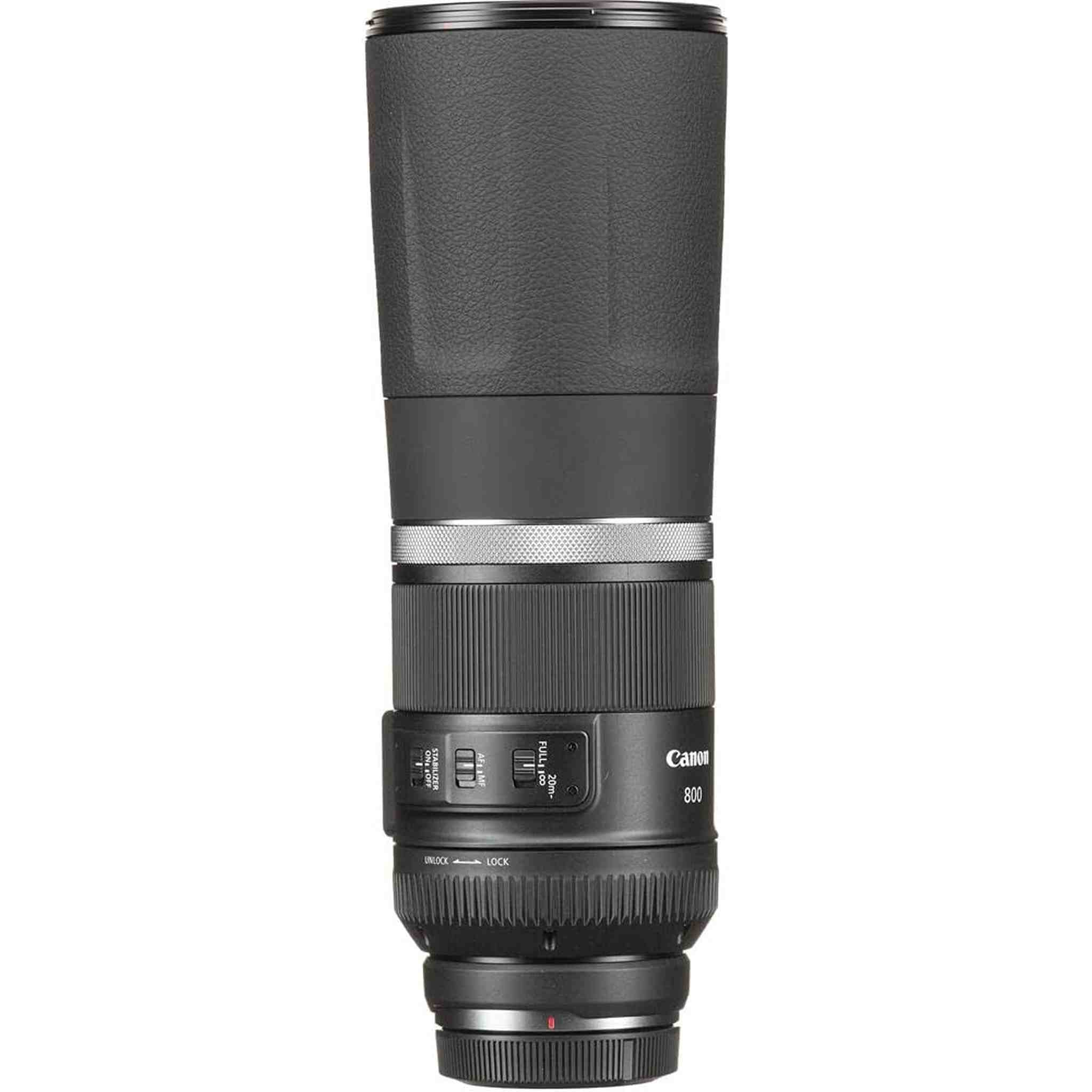 Canon RF 800mm f/11 IS STM Lens 3987C002 + UV Filter + Cap Keeper + More - Reconditioned Canon