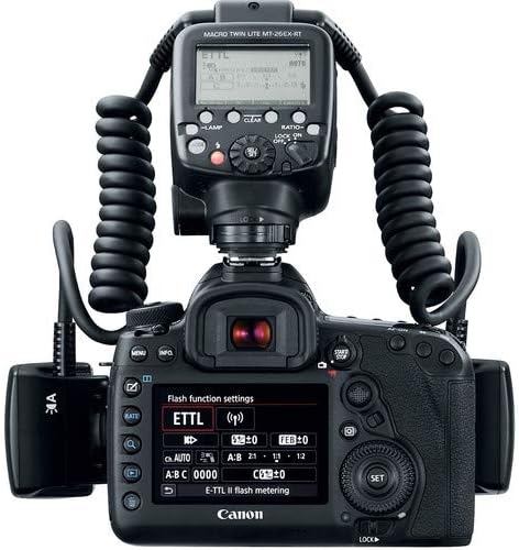 Canon MT-26EX-RT Macro Twin Lite 2398C002 Bundle with 8 AA Batteries + More