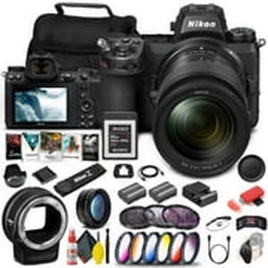 Nikon Z 6II Mirrorless Digital Camera 24.5MP with 24-70mm Lens 1663 + FTZ Mount Mountain Bundle Nikon