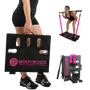 BodyBoss Home Gym 2.0 - Full Portable Gym Home Workout Package + 1 Set of Resistance Bands - Collapsible Resistance Bar, Handles - Full Body Workouts